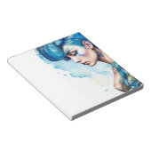Blue Lady Note Pad/Stationary Notizblock (angewinkelt)