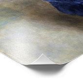 Blue Lady Parisienne Renoir Impressionist Paint Fotodruck (Ecke)