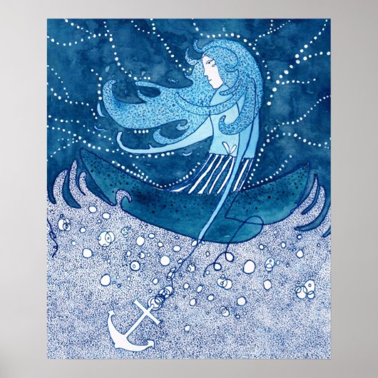 Blue Lady Poster (Vorne)