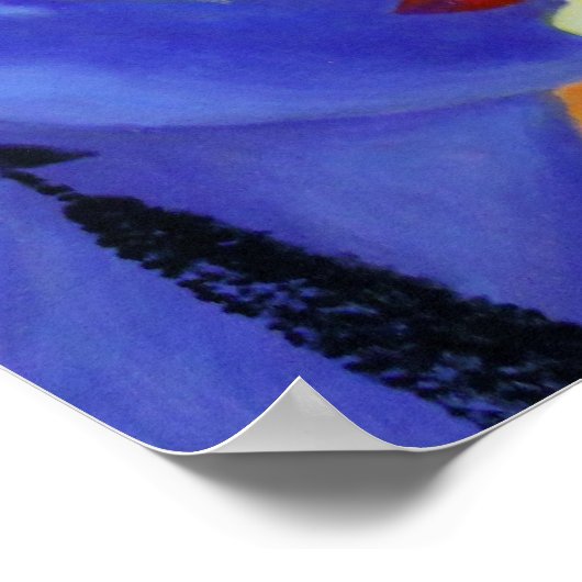 Blue Lady Poster (Ecke)