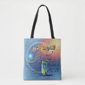 Blue Lagoon (#12 von 12 Sets mit Rezept für Geträn Tasche (Vorderseite)