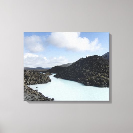 Blue Lagoon Entry - Island Leinwanddruck (Vorderseite)