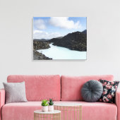 Blue Lagoon Entry - Island Leinwanddruck (Insitu (Wohnzimmer))