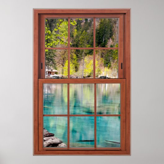 Blue Lagoon Fake Illusion Poster (Vorne)