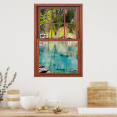 Blue Lagoon Fake Illusion Poster (Küche)