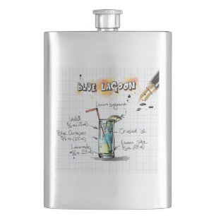 Blue Lagoon Flachmann