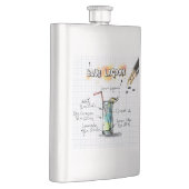 Blue Lagoon Flachmann (Rechts)