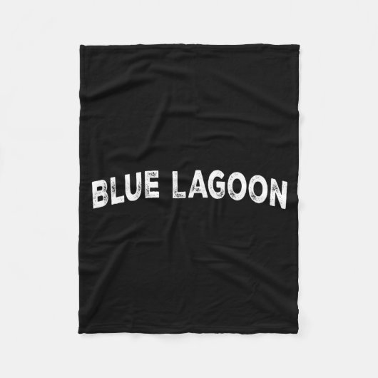 Blue Lagoon Fleecedecke (Vorderseite)