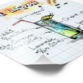 Blue Lagoon Fotodruck (Ecke)