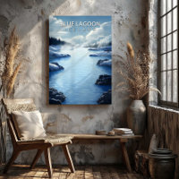 Blue Lagoon Iceland Destination Leinwanddruck