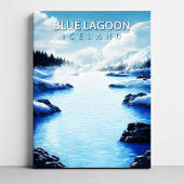 Blue Lagoon Iceland Destination Leinwanddruck