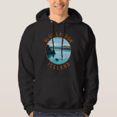 Blue Lagoon Island Distressed Circle Hoodie (Vorderseite)