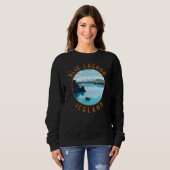Blue Lagoon Island Distressed Circle Sweatshirt (Vorne ganz)