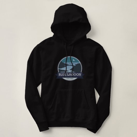 Blue Lagoon Island Long Hoodie (Design vorne)