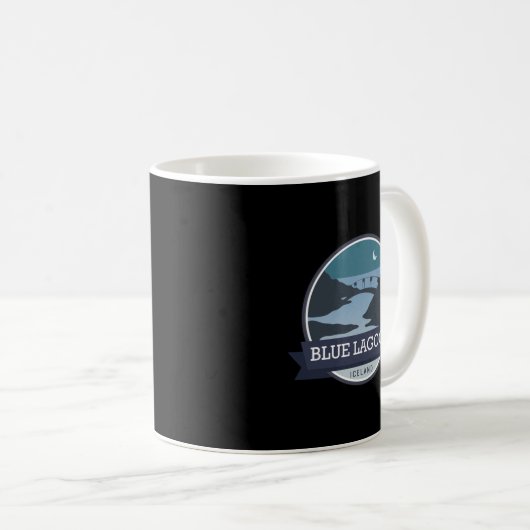Blue Lagoon Island Long Kaffeetasse (VorderseiteRechts)