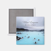 Blue Lagoon Island Magnet (Vorderseite/Rückseite)