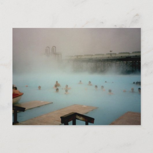 Blue Lagoon, Island Postkarte (Vorderseite)