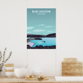 Blue Lagoon Island Travel Poster (Küche)