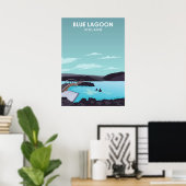 Blue Lagoon Island Travel Poster (Heimbüro)