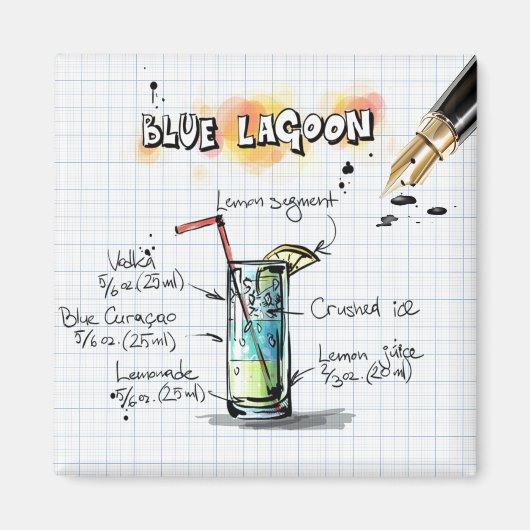 Blue Lagoon Magnet (Vorne)