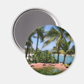 Blue Lagoon Magnet (Vorderseite/Rückseite)