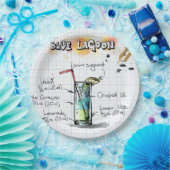 Blue Lagoon Pappteller (Party)