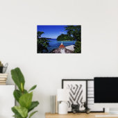 Blue Lagoon, Port Antonio, Jamaika Poster (Heimbüro)