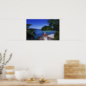 Blue Lagoon, Port Antonio, Jamaika Poster (Küche)