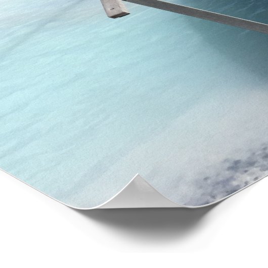 Blue Lagoon Poster (Ecke)