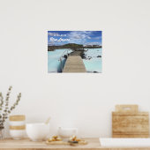 Blue Lagoon Poster (Küche)