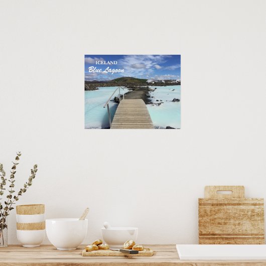 Blue Lagoon Poster (Küche)