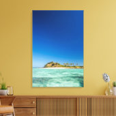 Blue Lagoon Seascape, Fidschi Leinwanddruck (Insitu (Wohnzimmer))