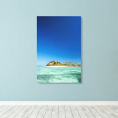 Blue Lagoon Seascape, Fidschi Leinwanddruck (Insitu (Holzboden))