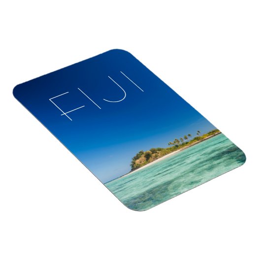 Blue Lagoon Seascape, Fidschi Magnet (Rechte Seite)