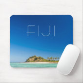 Blue Lagoon Seascape, Fidschi Mousepad (Mit Mouse)