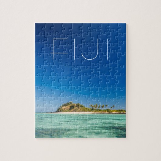 Blue Lagoon Seascape, Fidschi Puzzle (Vertikal)