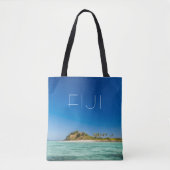 Blue Lagoon Seascape, Fidschi Tasche (Vorderseite)