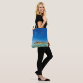 Blue Lagoon Seascape, Fidschi Tasche (Am Model)