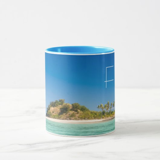 Blue Lagoon Seascape, Fidschi Tasse (Zentrum)