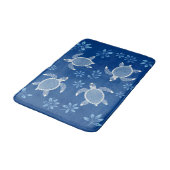 Blue Lagoon Turtles Badematte (Schrägansicht)