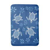 Blue Lagoon Turtles Badematte (Vorderseite Vertikal)