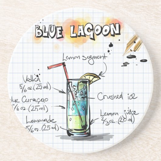 Blue Lagoon Untersetzer (Vorne)