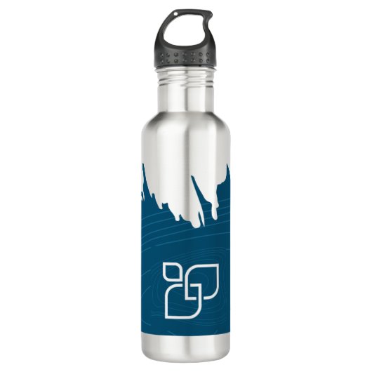 Blue Laina Enterprises  Edelstahlflasche (Vorderseite)