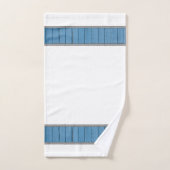 Blue Lake Cabin Badhandtuch Set (Handtuch)