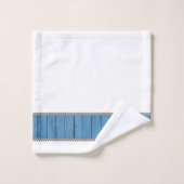 Blue Lake Cabin Badhandtuch Set (Waschlappen)