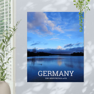 Blue Lake Germany Travel Foto Poster