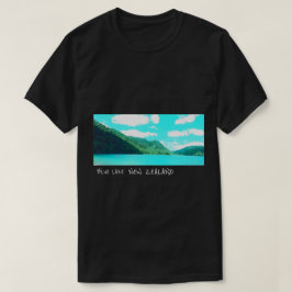 Blue Lake New Zealand Lake Tikatipu Reise T-Shirt
