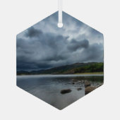 Blue Lake Ornament Aus Glas (Rückseite)