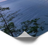 Blue Lake Poster (Ecke)