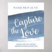 Blue Lake Streak | Die Liebe erfassen | Hochzeit Poster (Vorne)